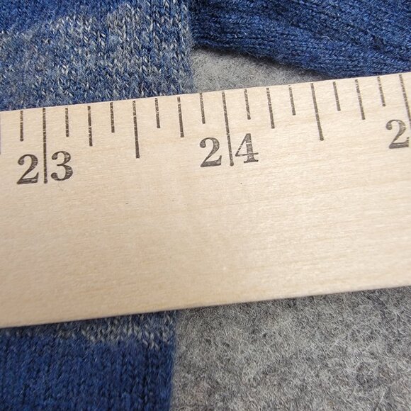 Smartwool Striped Crewneck Sweater Mens Large Blue Nylon Merino Wool - Picture 12 of 13